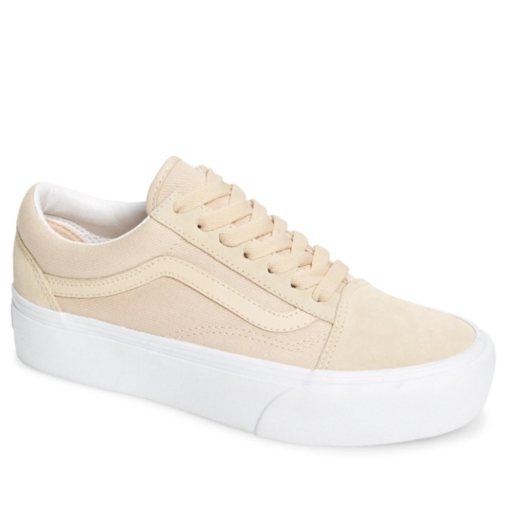 Vans Women's Beige Platform Sneakers